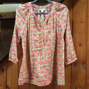 Cotton Floral print top